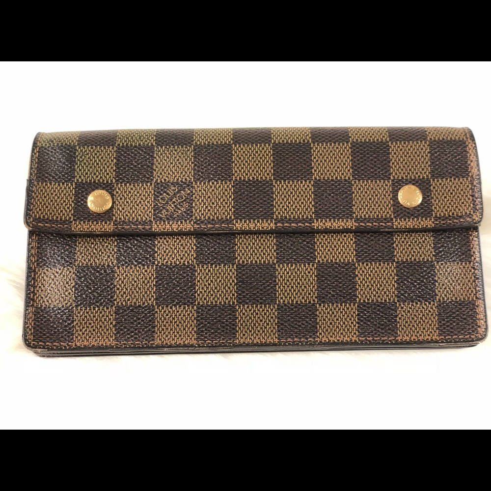 Preloved LV DE Portefeuille Accordeon Long Wallet - Picture 1 of 8